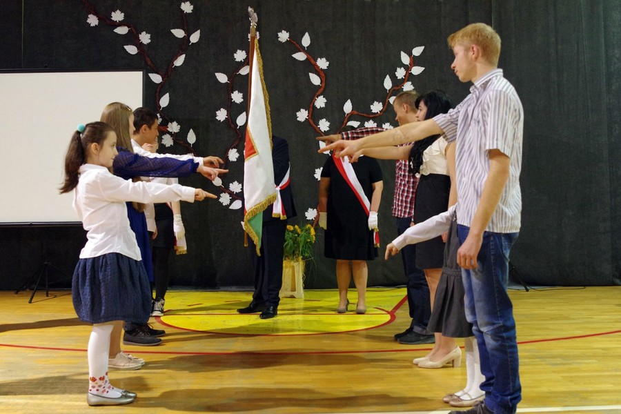 Ślubowanie klas pierwszych, fot. P. Kromkiewicz