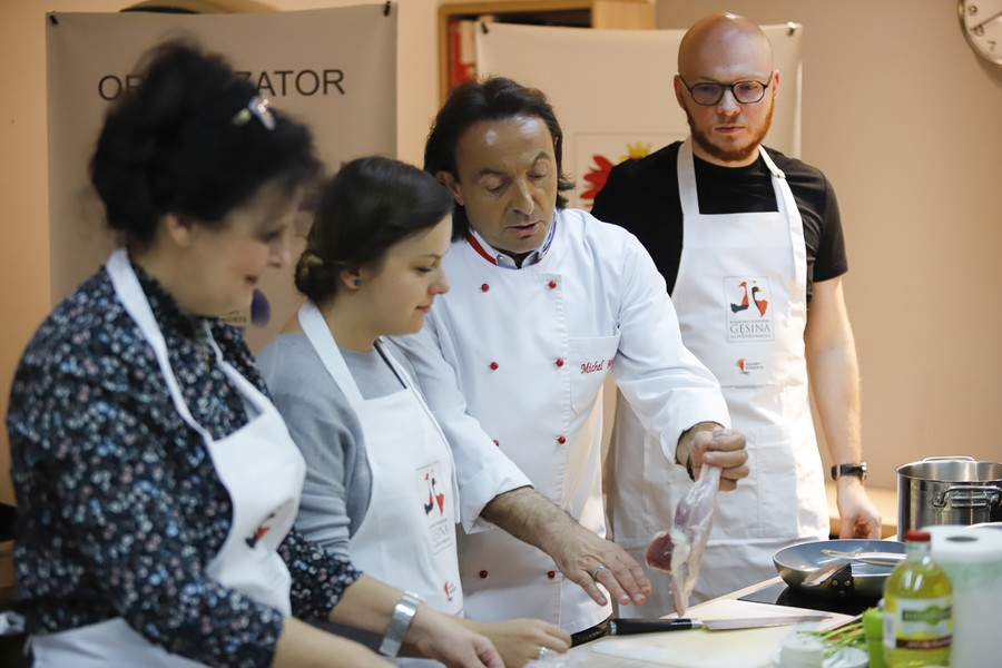 Warsztaty kulinarne z Michelem Moranem, fot. Mikołaj Kuras