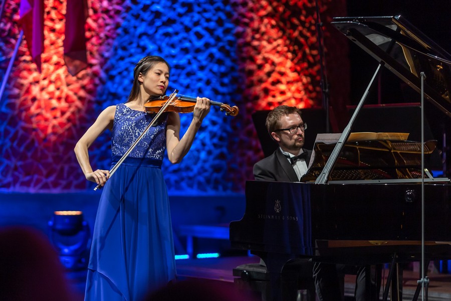 W konkursie wzięli udział młodzi skrzypkowie z 13 krajów, fot. Szymon Zdziebło www.tarantoga.pl