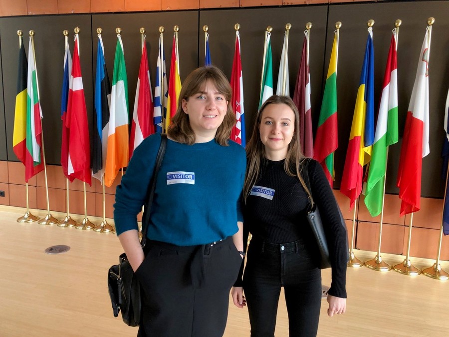 Obecnie staż w Brukseli odbywają Alicja Rytlewska i Anna Surdyka fot. Mieszko Matusiak