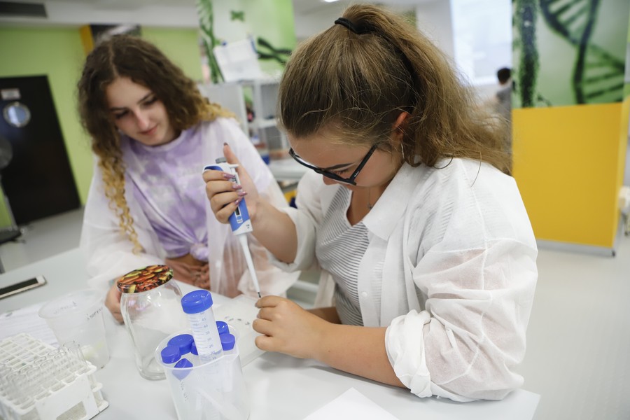 Zajęcia w Młynie Wiedzy, fot. Mikołaj Kuras