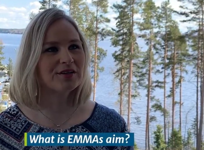 Kadr z filmu Interreg voices: Laura Normio from Tampere in Finland about #EMMA (youtube) Kadr z filmu Interreg voices: Laura Normio from Tampere in Finland about #EMMA (youtube)