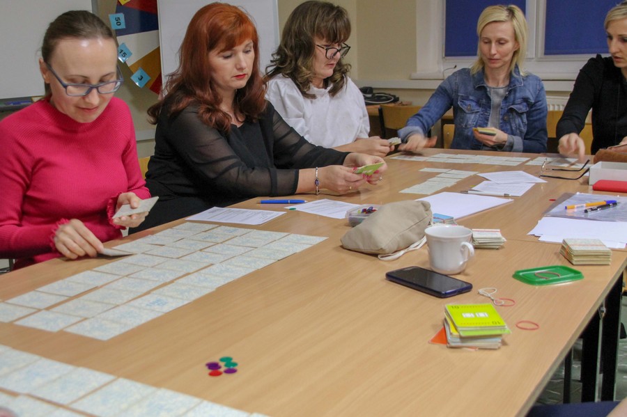 Warsztaty p. Joanny Wójcik - pedagoga poradni psychologiczno-pedagogicznej, fot. KCPEN Włocławek