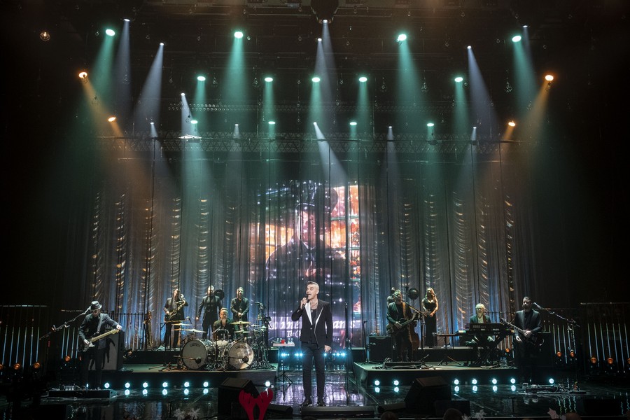 Gala telewizyjna z udziałem Robbiego Williamsa, fot. Wojtek Szabelski