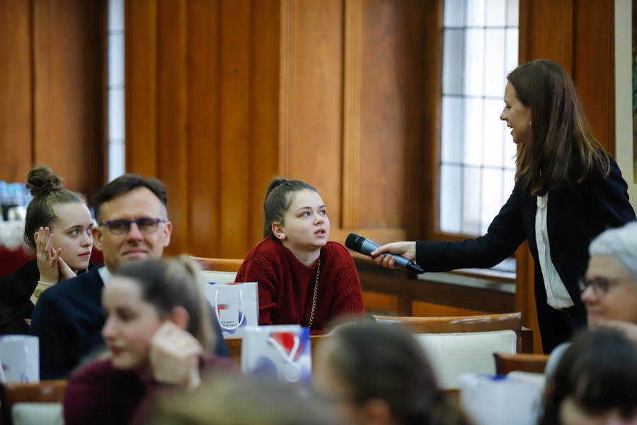 Wizyta młodzieży z Angers w WK-P; fot. Mikołaj Kuraś