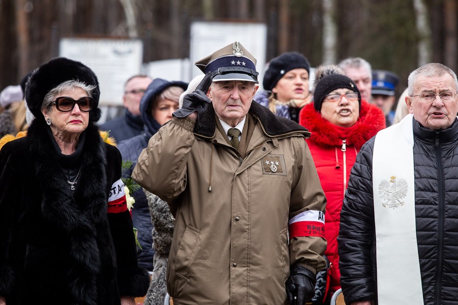 Obchody Narodowego Dnia Pamięci Żołnierzy Wyklętych w Cielu (gmina Białe Błota, powiat bydgoski), fot. Filip Kowalkowski