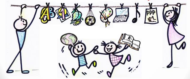 Linka edukacyjna, rys. K. Karpińska