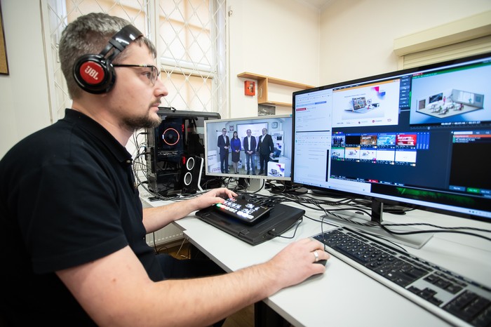 Inauguracja marszałkowskiej e-szkoły, fot. Mikołaj Kuras dla UMWKP