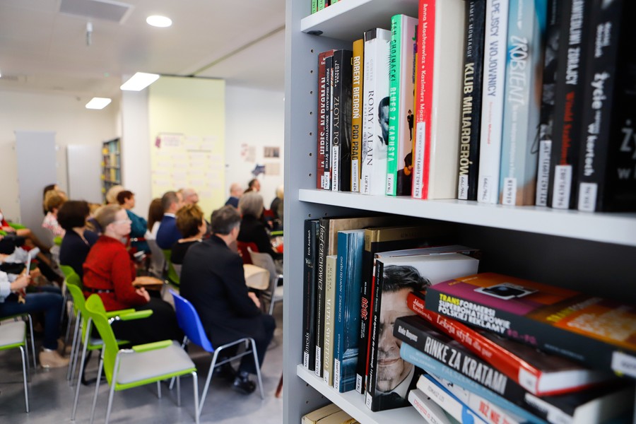 Ubiegłoroczne obchody Dnia Bibliotekarzy i Bibliotek, Wąbrzeźno, fot. Mikołaj Kuras dla UMWKP