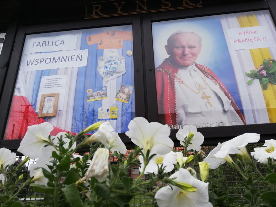 Dekoracja przygotowana przez KGW Ryńsk