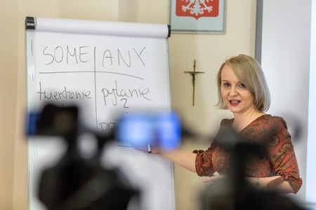 Zajęcia prowadzi Katarzyna Zajączkowska, fot. Szymon Zdziebło/tarantoga.pl dla UMWKP