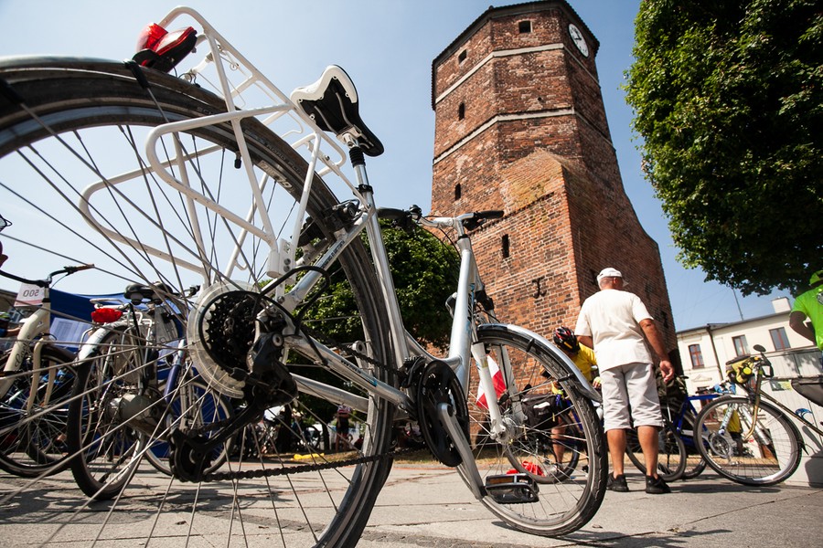 Rajd rowerowy w Żninie, fot. Filip Kowalkowski dla UMWKP