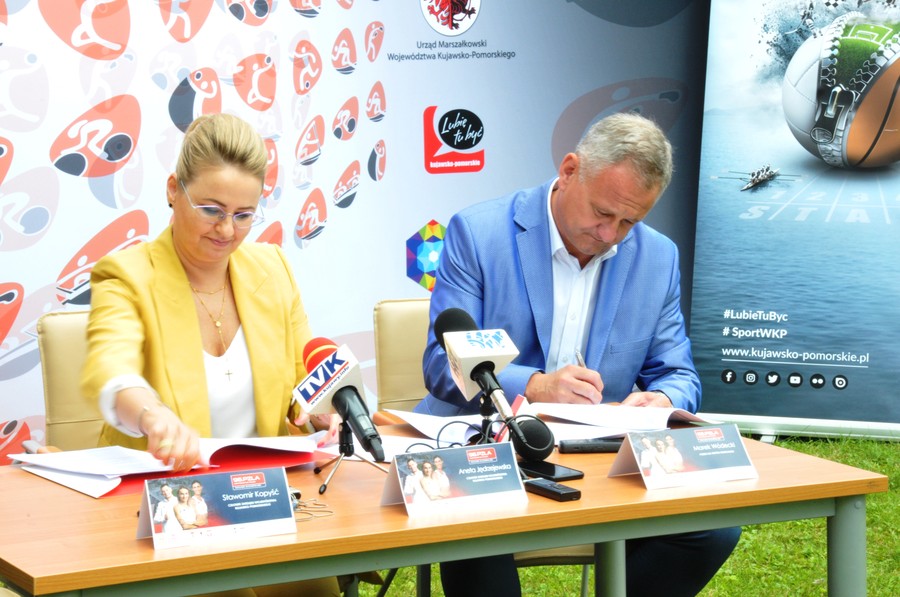 Organizację 96. Mistrzostw Polski w Lekkiej Atletyce Seniorów wspiera finansowo samorząd województwa kujawsko-pomorskiego. fot. Marcin Drogorób/UMWKP