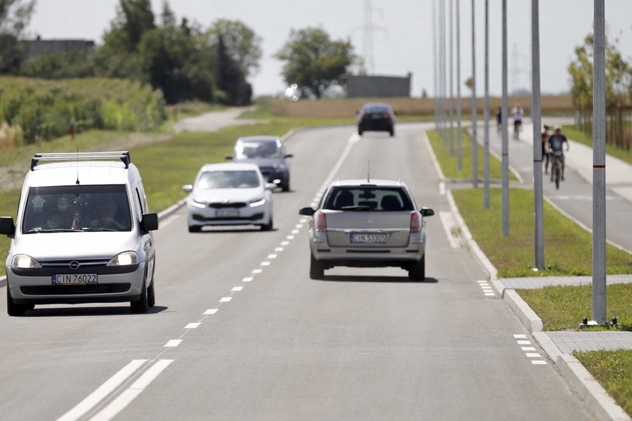 Nowa ulica łączy dwa największe inowrocławskie osiedla, fot. Andrzej Goiński/UMWKP