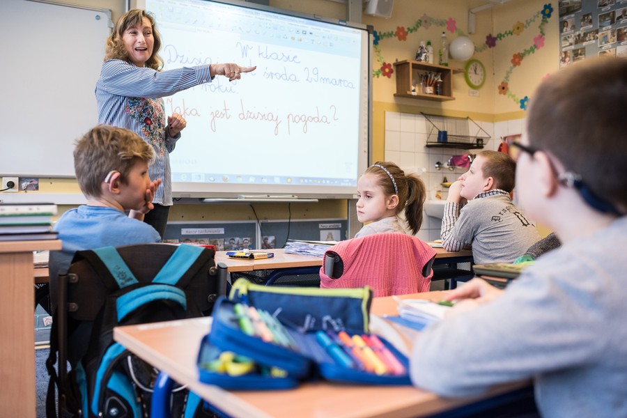 Zajęcia w bydgoskim Ośrodku Szkolno-Wychowawczym im. gen. Stanisława Maczka, fot. Tymon Markowski dla UMWKP