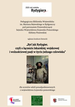 Być jak Rydygier – konkurs literacki - plakat