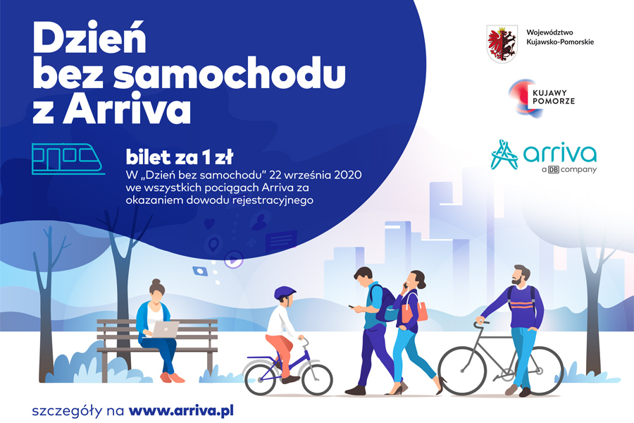 Plakat akcji, graf. Arriva