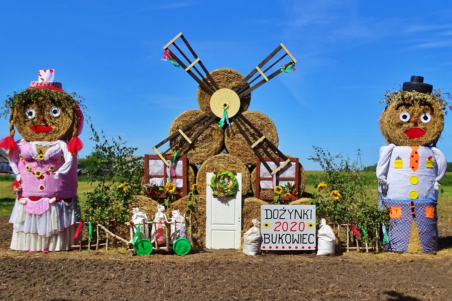 Witacz sołectwa Bukowiec, gmina Bukowiec, fot. Marta Floryszak