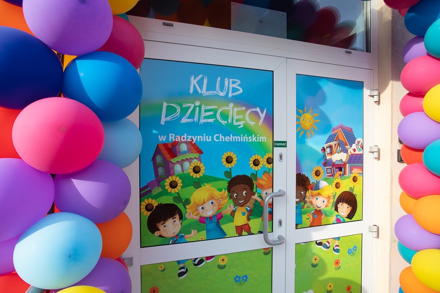 Otwarcie klubu dziecięcego w Radzyniu Chełmińskim, fot. Mikołaj Kuras dla UMWKP
