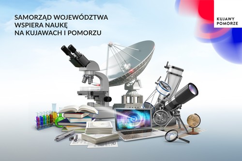 Grafika - Samorząd Województwa wspiera naukę na Kujawach i Pomorzu