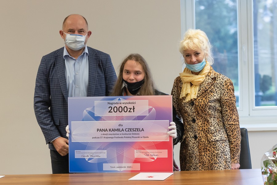 Wizyta Kamila Czeszela w Urzędzie Marszałkowskim, fot. Mikołaj Kuras dla UMWKP