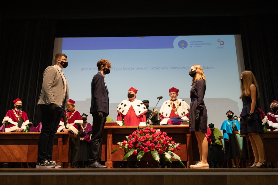 Inauguracja roku akademickiego 2020/2021 na UMK, fot. Mikołaj Kuras dla UMWKP