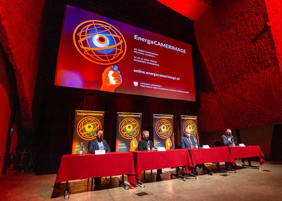 Konferencja prasowa na temat tegorocznej edycji festiwalu Energa Camerimage, fot. Szymon Zdziebło/tarntoga.pl dla UMWKP