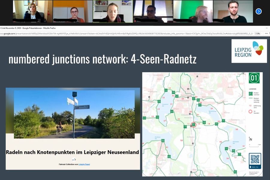 Wideokonferencja partnerów projektu Eco-Cicle, fot. Katarzyna Rzemykowska