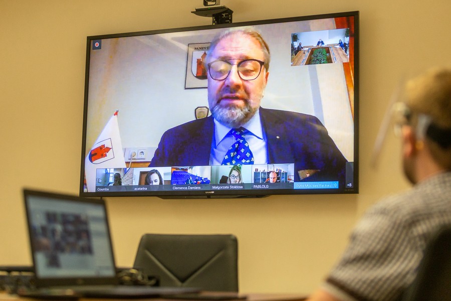 Zebranie online Europejskiej Federacji Dróg Świętego Jakuba, fot. Szymon Zdziebło/tarantoga.pl dla UMWKP