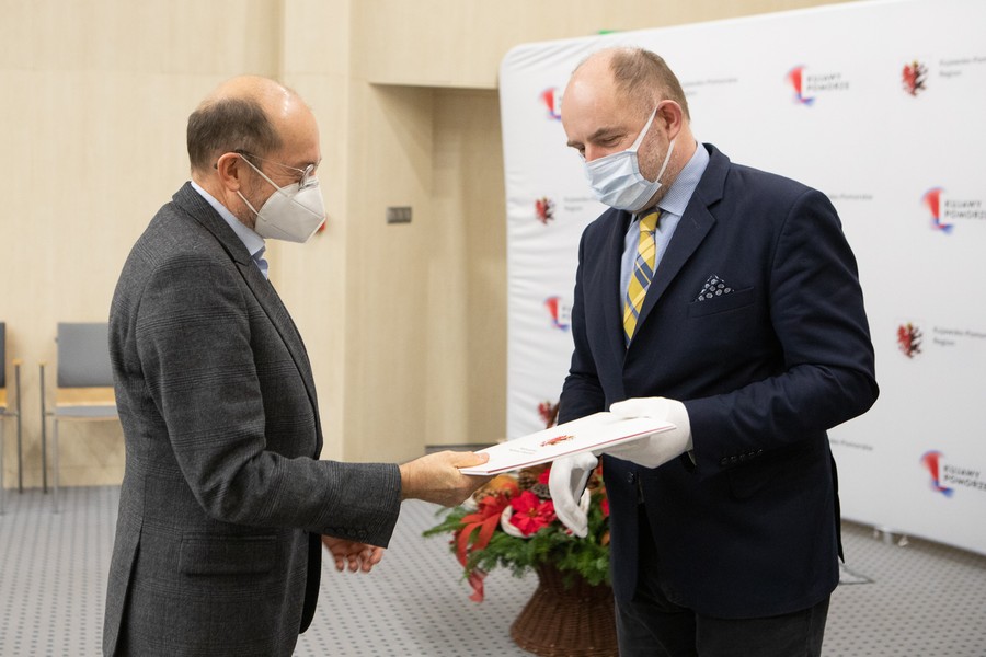 Spotkanie z pracownikami Urzędu Marszałkowskiego odchodzącymi w tym roku na emeryturę, fot. Mikołaj Kuras dla UMWKP