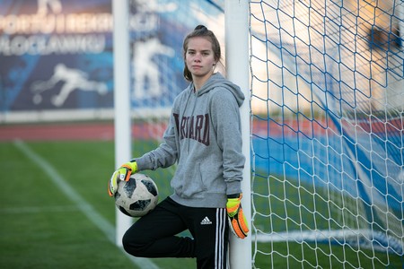 Daria Jóźwiak podczas treningu, fot. Andrzej Goiński/UMWKP