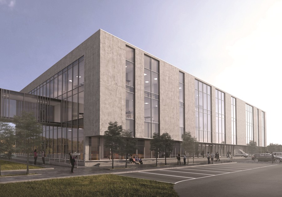 Wizualizacja nowego budynku UTP, graf. UTP