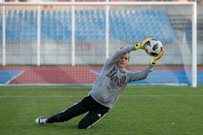 Daria Jóźwiak podczas treningu, fot. Andrzej Goiński/UMWKP