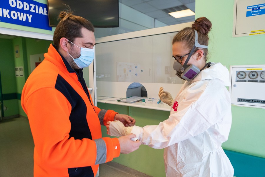 Szpitalny oddział ratunkowy w Wojewódzkim Szpitalu Zespolonym w Toruniu, fot. Mikołaj Kuras dla UMWKP