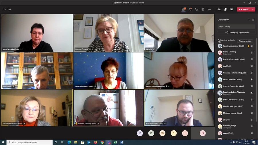 Uczestnicy posiedzenia