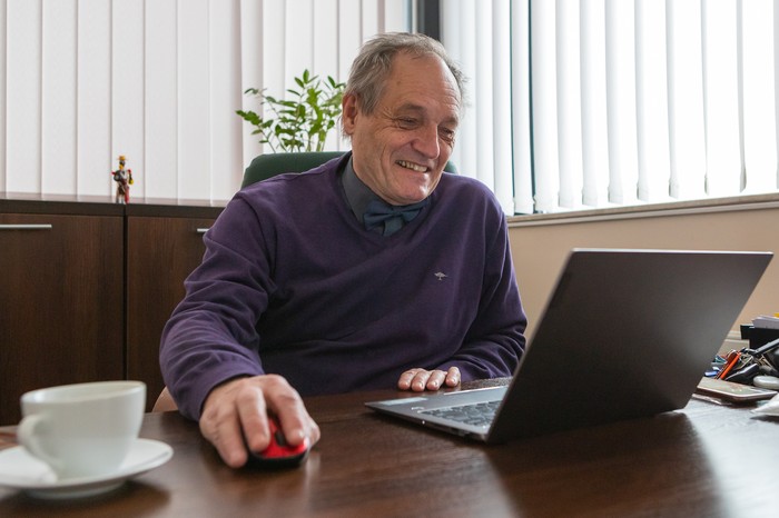 Profesor Jerzy Łukaszewicz, fot, Mikołaj Kuras dla UMWKP