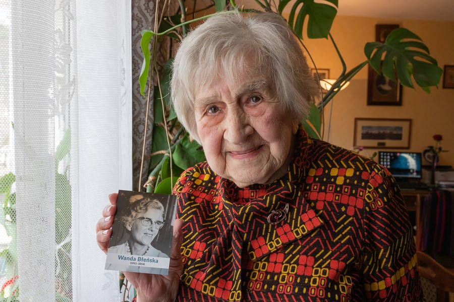 Beata Chomicz wspomina Wandę Błeńską, fot. Mikołaj Kuras dla UMWKP
