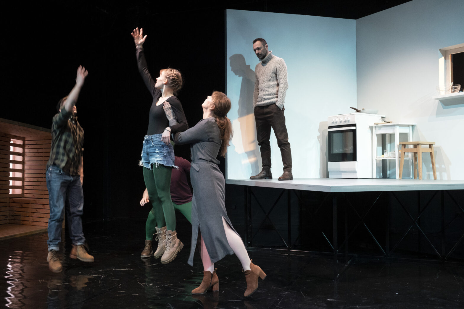 Spektakl "Wyspa", fot. Teatr im. Wilama Horzycy w Toruniu