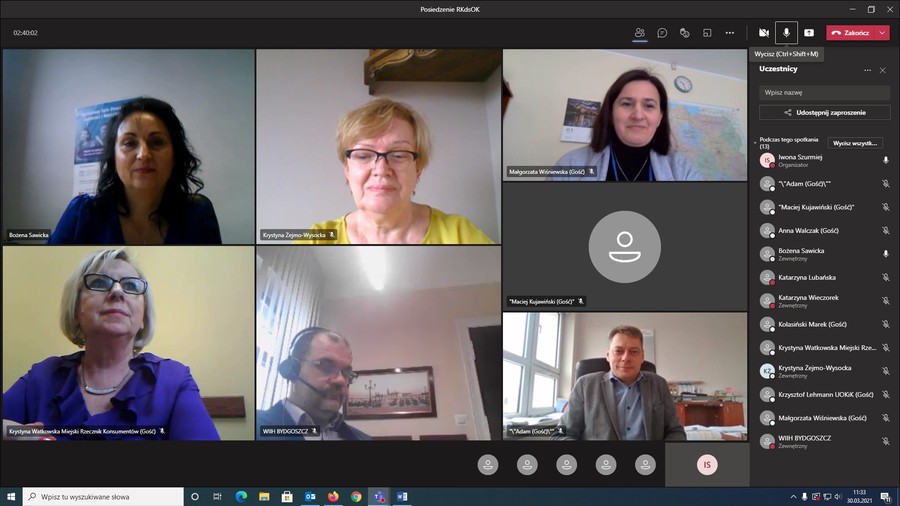 Uczestnicy posiedzenia