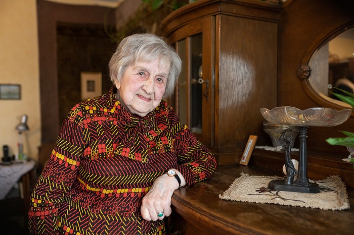 Beata Chomicz wspomina Wandę Błeńską, fot. Mikołaj Kuras dla UMWKP