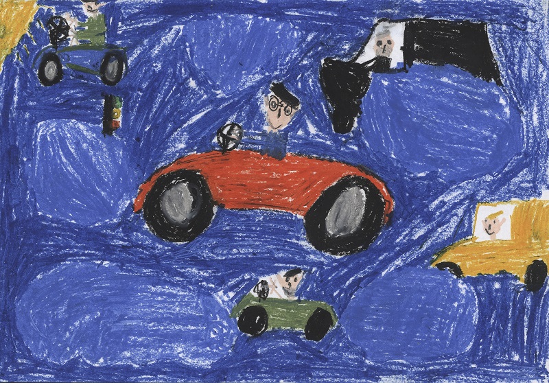 Aleksander Bałos(Szkoła Podstawowa w Łubiance), Auta latały (Gdyby latały samochody) (J.K. Rowling, seria Harry Potter)