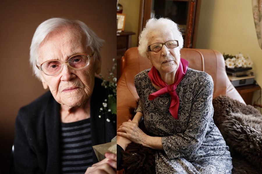 Helena Kozłowska oraz Urszula Kurek, fot. Andrzej Goiński/UMWKP