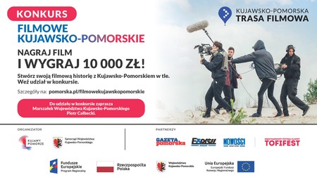 Grafika - KONKURS – NAGRAJ SWÓJ FILM W KUJAWSKO-POMORSKIEM