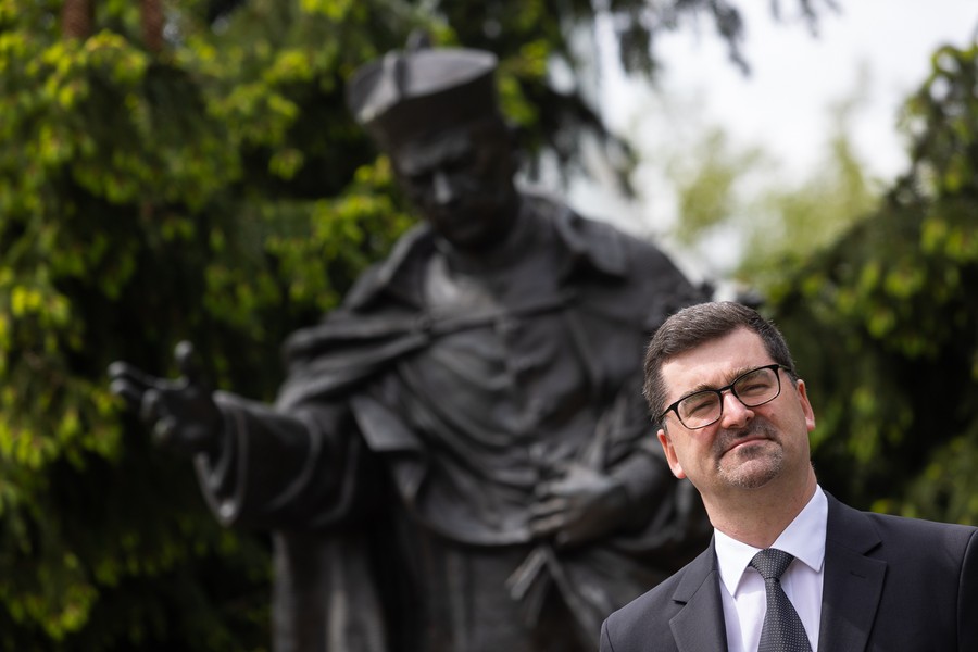 Prof. Michał Białkowski, fot. Mikołaj Kuras dla UMWKP