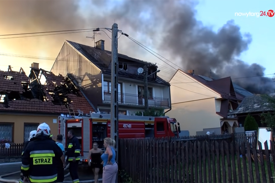 Fot. relacja telewizji Nowy Targ 24, zrzut z ekranu