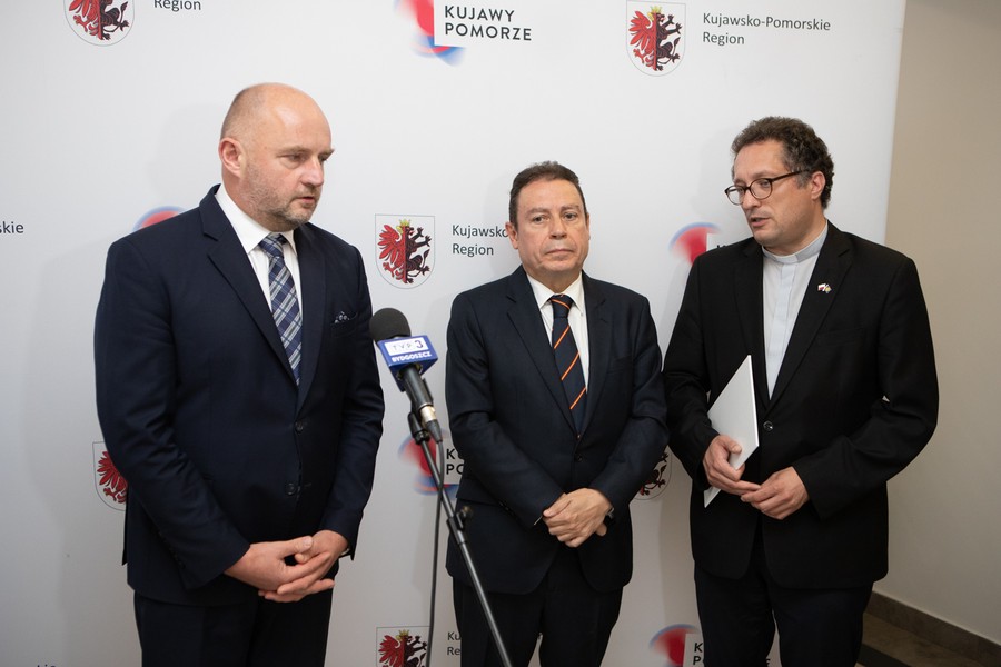 Wizyta ambasadora Hiszpanii Francisca Javiera Sanabrii Valderramy, fot. Mikołaj Kuras dla UMWKP