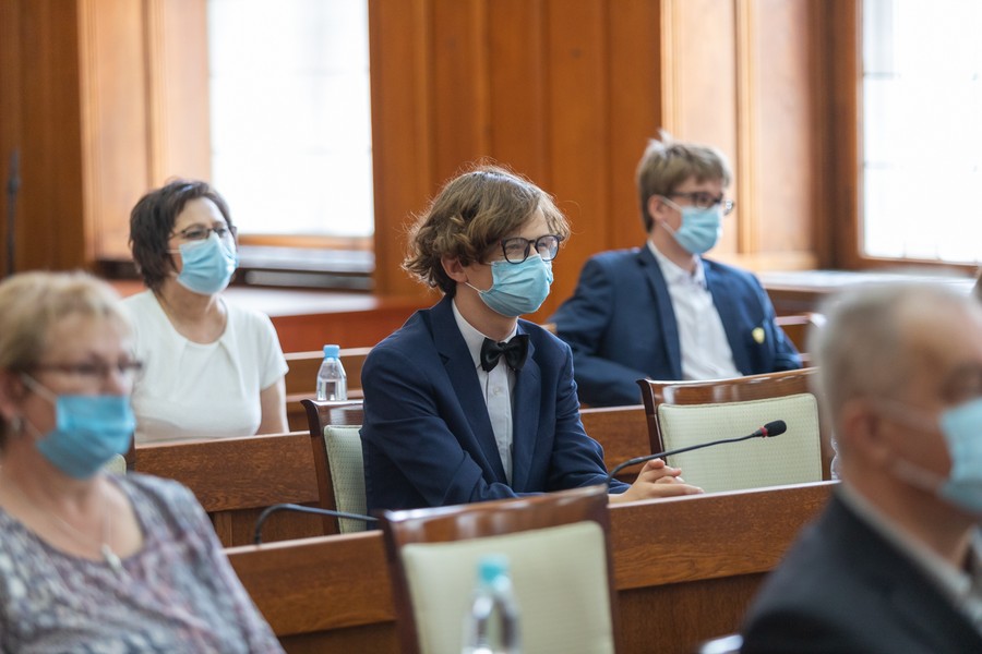 Wręczenie stypendiów w ramach programu „Humaniści na start!”, fot. Mikołaj Kuras dla UMWKP