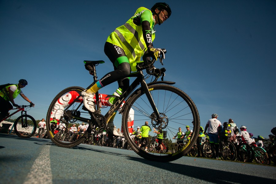 Rajd rowerowy w Bydgoszczy 2018, fot. Filip Kowalkowski dla UMWKP