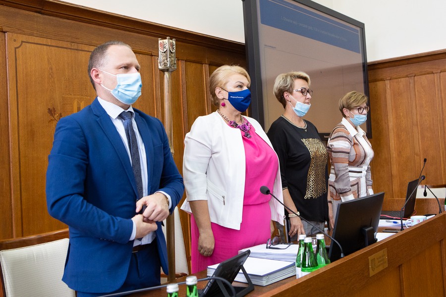 Sesja sejmiku województwa 30 sierpnia 2021, fot. Mikołaj Kuras dla UMWKP
