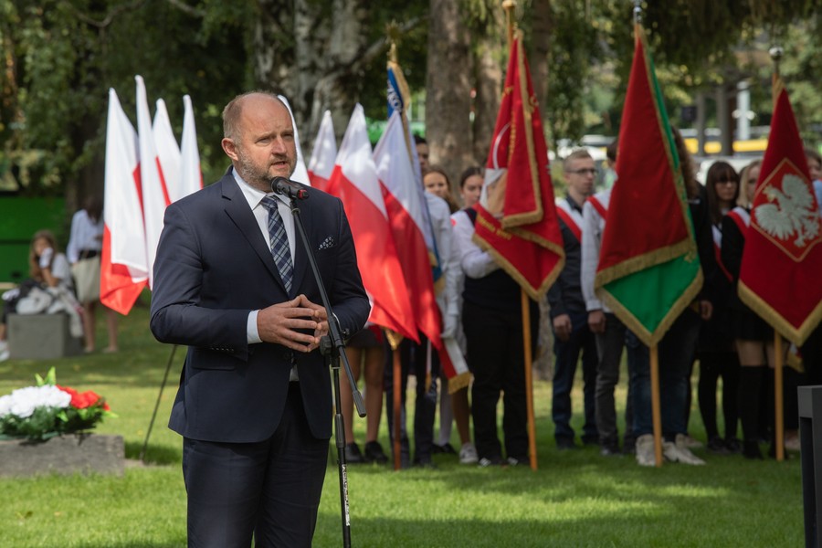 Wojewódzkie obchody 82. rocznicy wybuchu II wojny światowej, fot. Mikołaj Kuras dla UMWKP